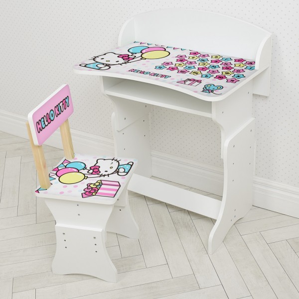 

Парта Bambi HB-301-84(UA) Белый HELLO KITTY (BAM002928)