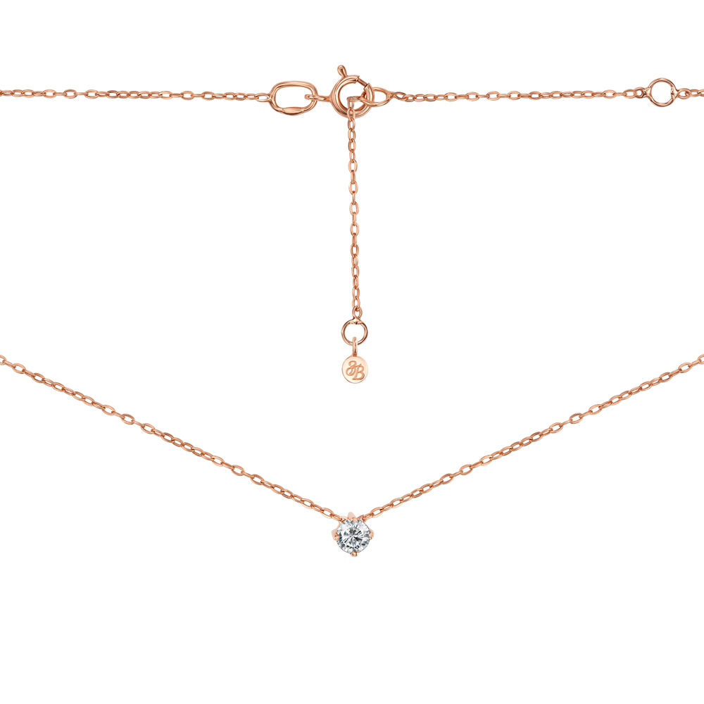 

Колье из красного золота с кристаллом Swarovski 000137870 40 размера