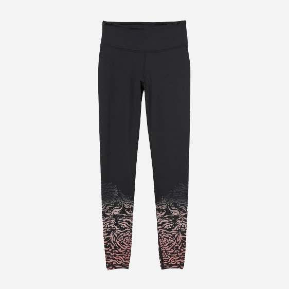 

Леггинсы H&M 1704-8525842 M Черные с розовым