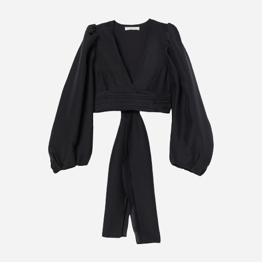 

Блузка H&M 1704-9181392 42 Черная