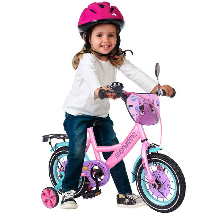 

Детский велосипед Tilly Monstro 12 T-21229 pink+blue