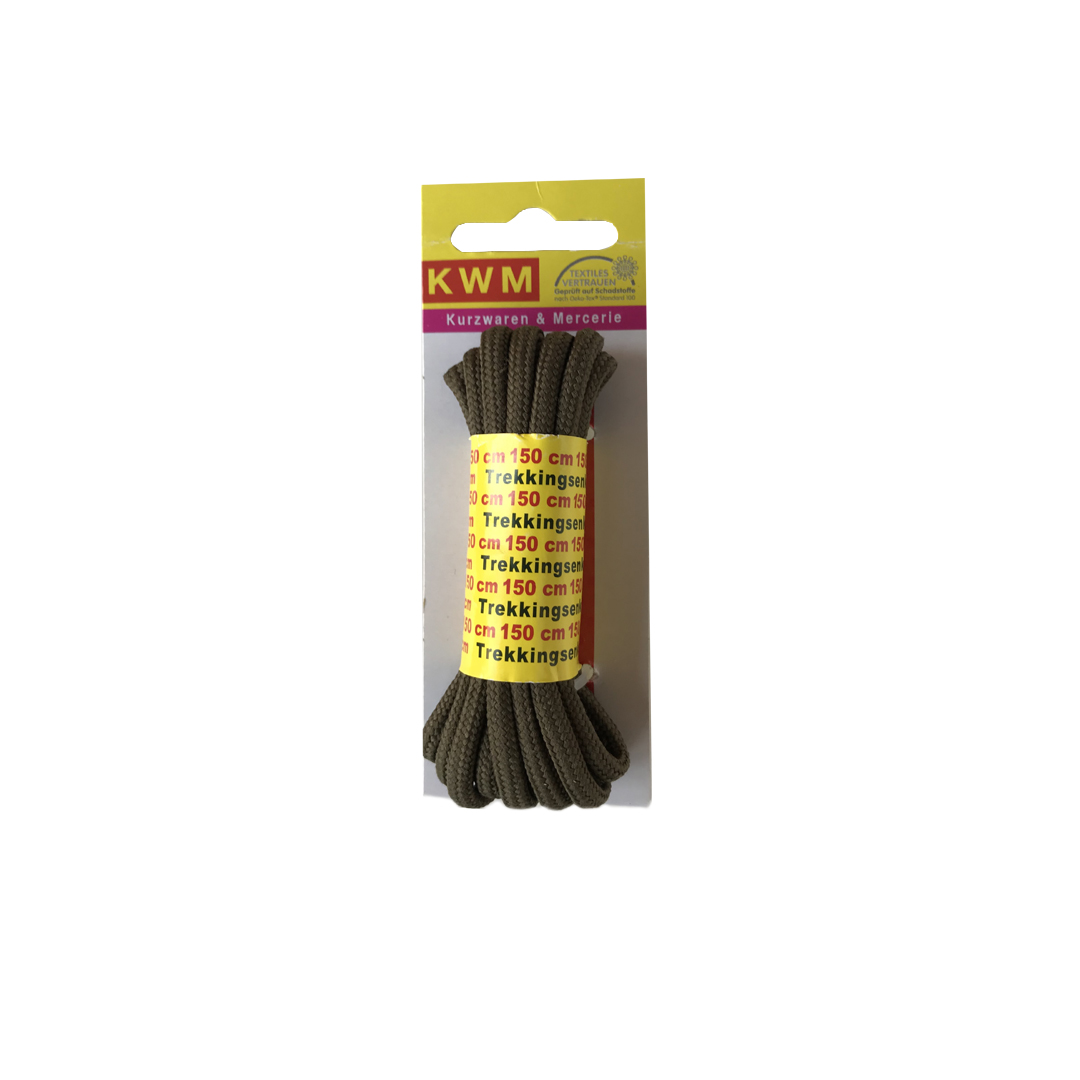 

Шнурки KWM 150 см KWM темно зеленый IS-10410
