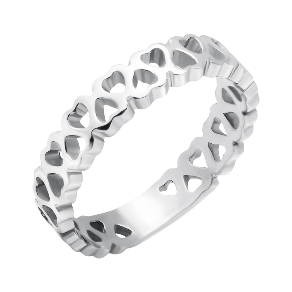 

Серебряное кольцо в стиле минимализм 000119132 18 размера