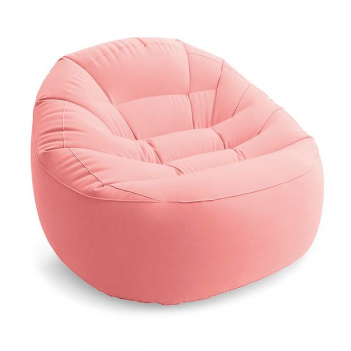 

Надувное кресло Intex 68590 Beanless Bag 112х104х74 см Розовое