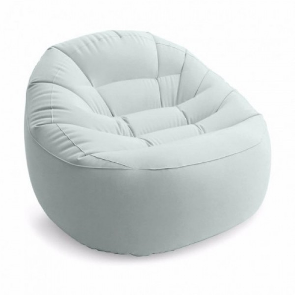 

Надувное кресло Intex 68590 Beanless Bag 112х104х74 см Белый