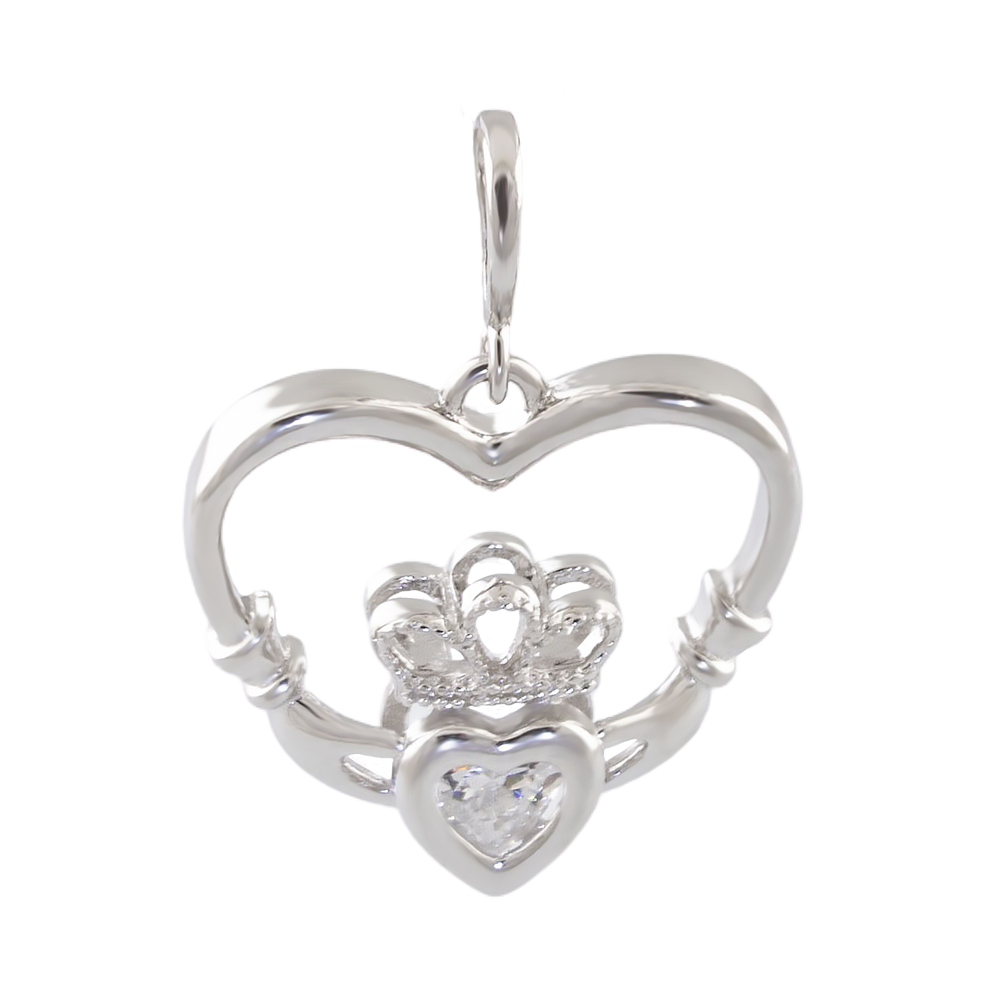 

Срібна підвіска 925 проби 1,6 г з кристалом Swarovski 1,2 карат Silvex925
