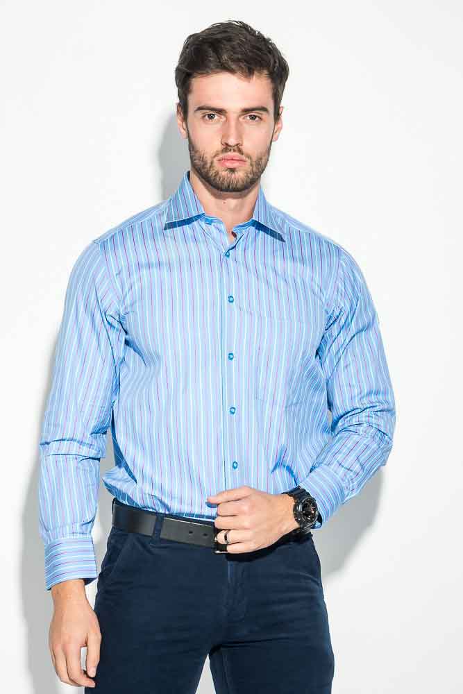 

Рубашка 50PD0118 цвет Голубой S