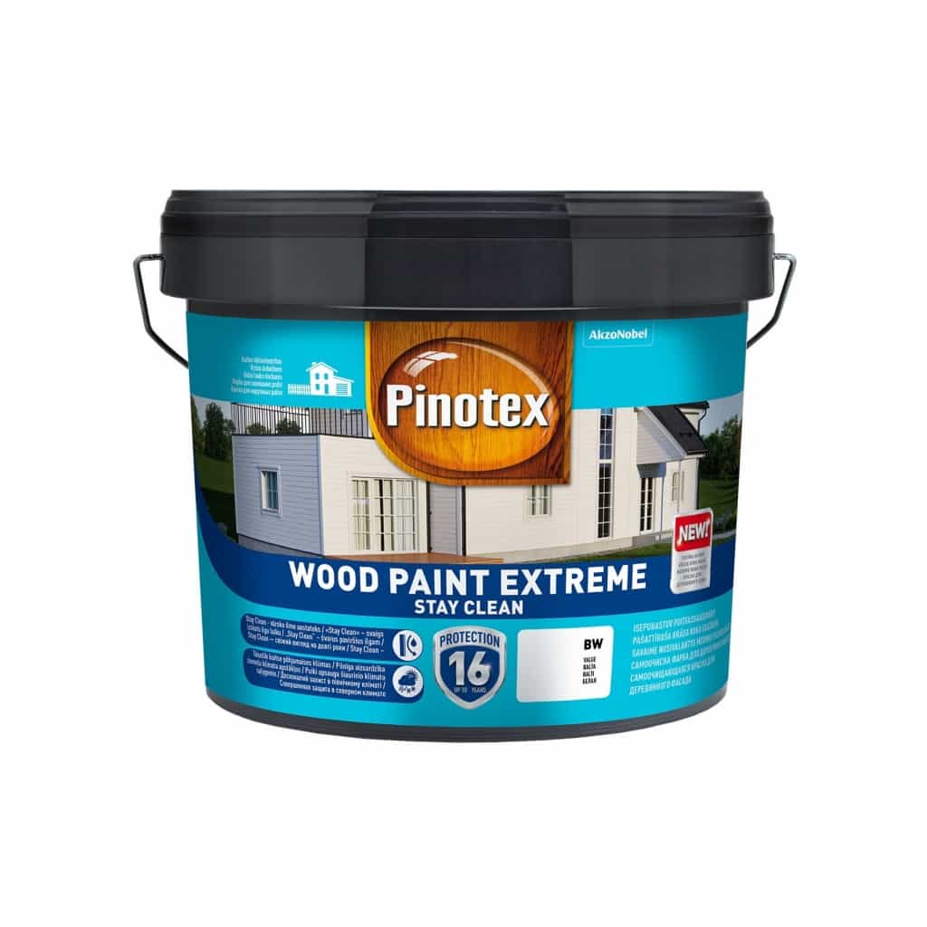 

Краска Pinotex Wood Paint Extreme белая BW, база BC, BM База (BM) 9,6 литров