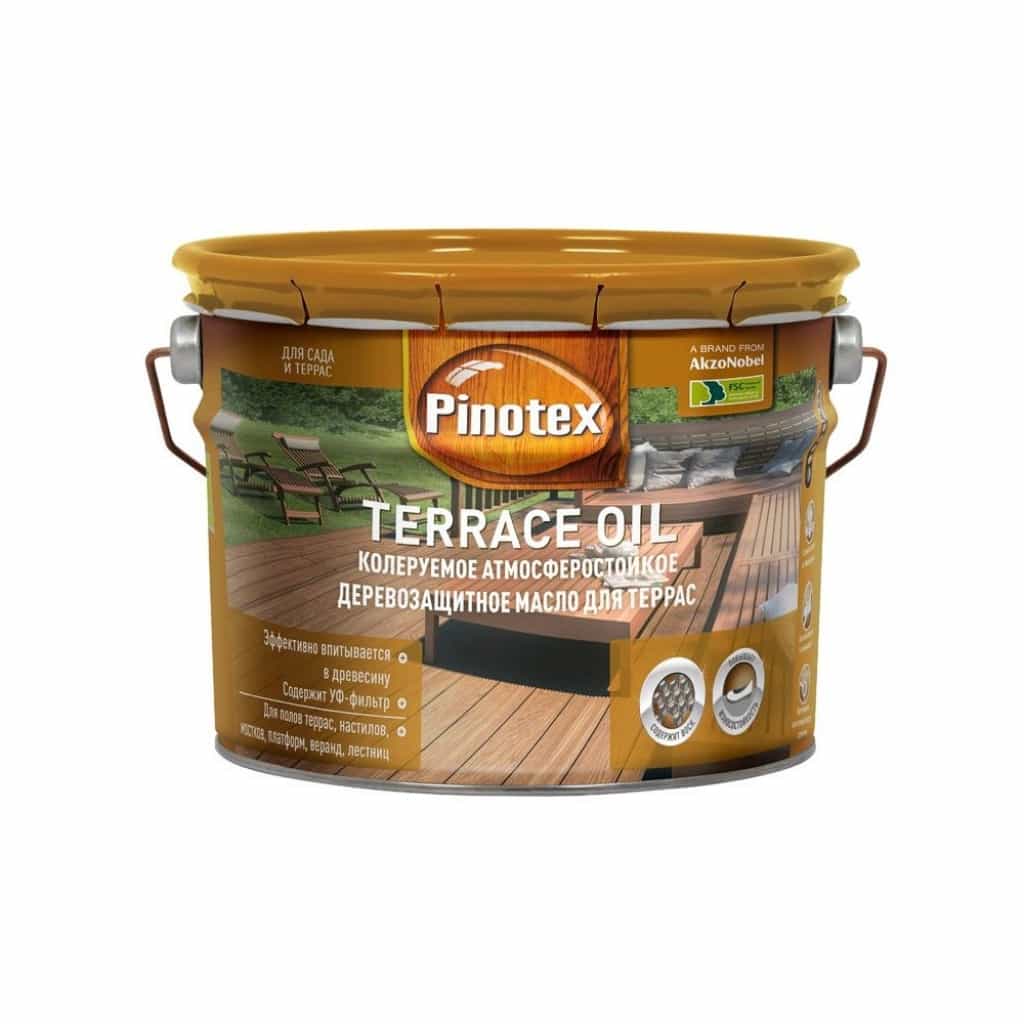 

Масло для террас Pinotex Terrace Oil бесцветный 10 л