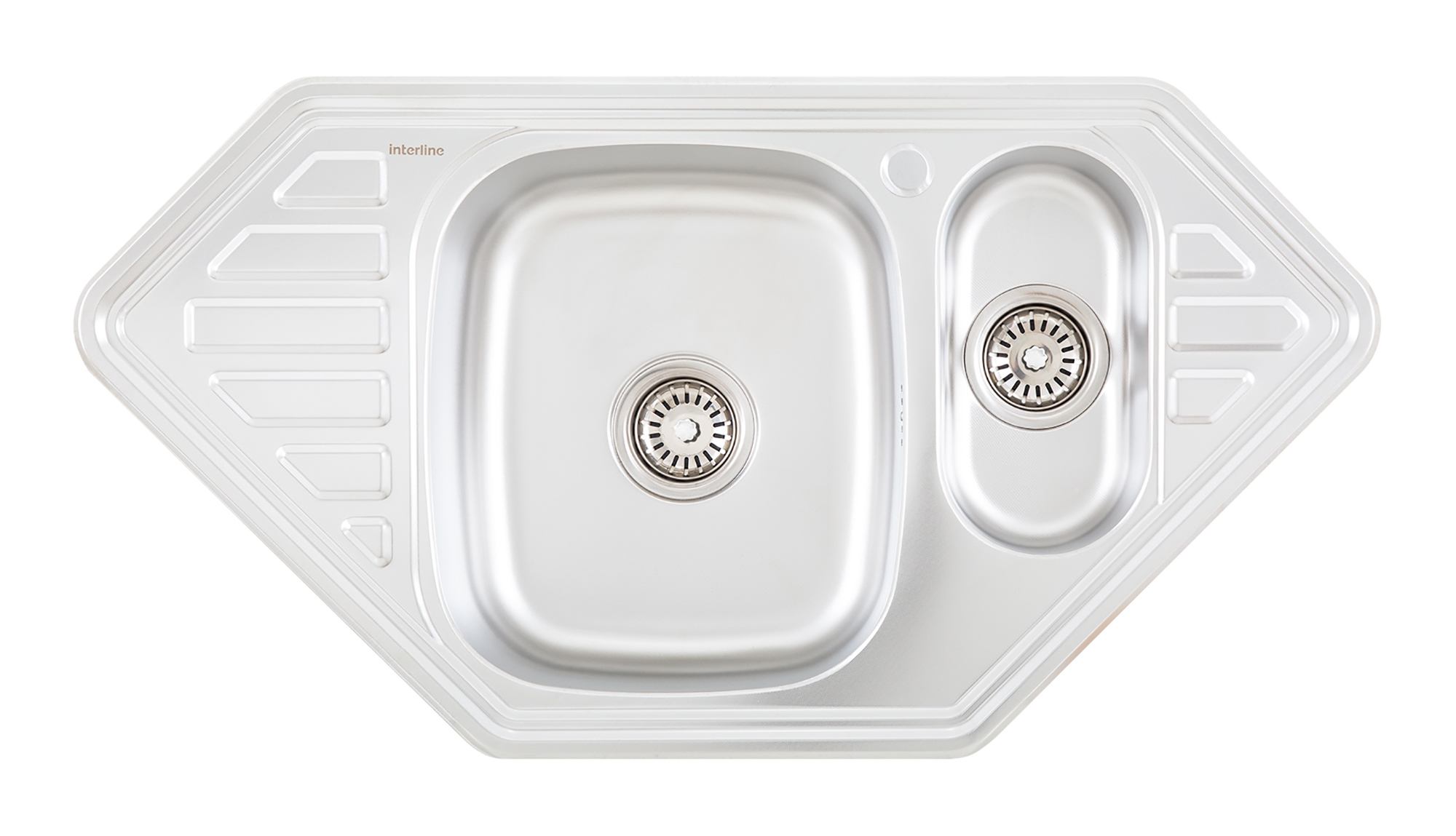 

Кухонная мойка Interline INDIGO microdecor Нержавеющая сталь
