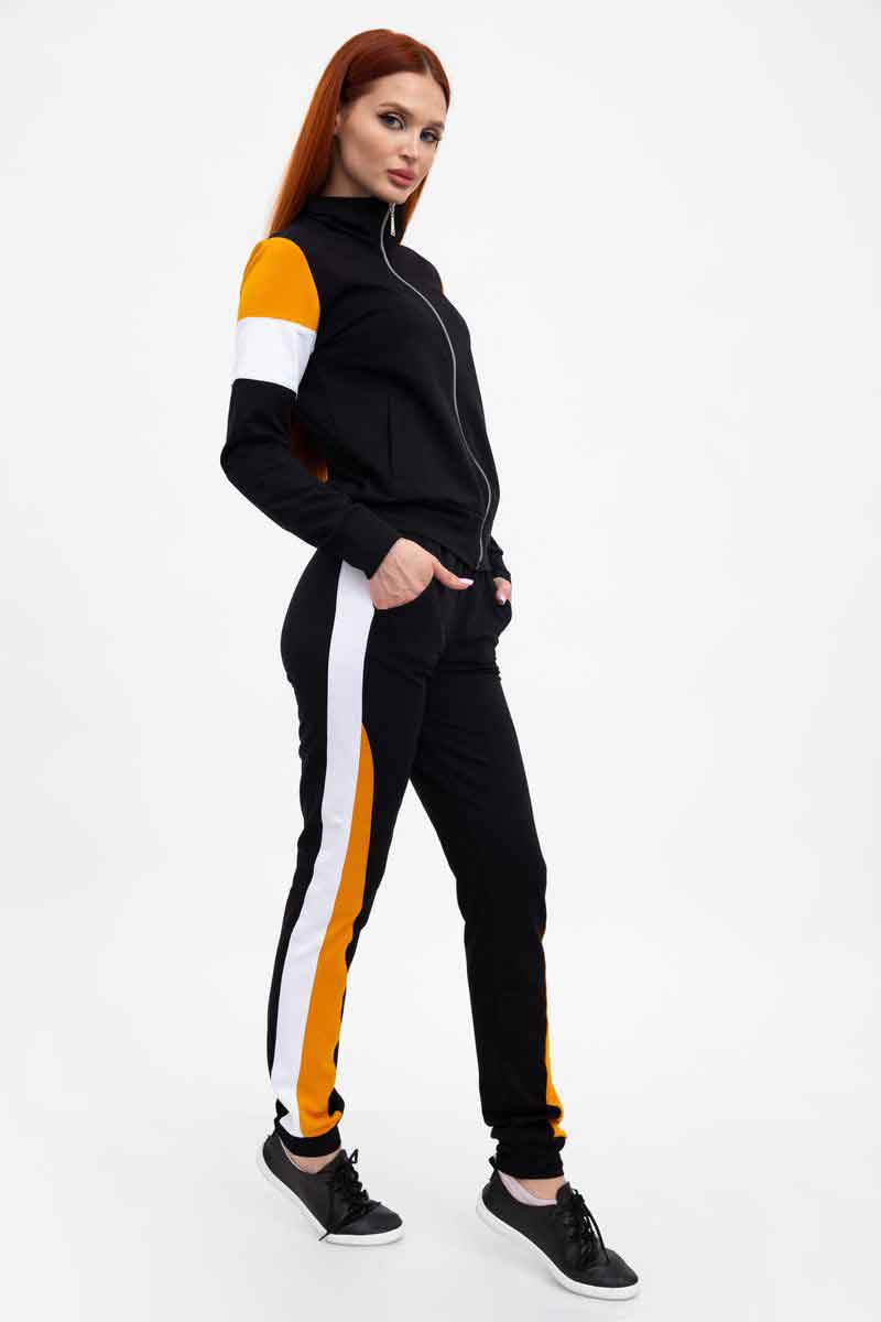 

Спорт костюм женский 102R049 цвет Черный XS