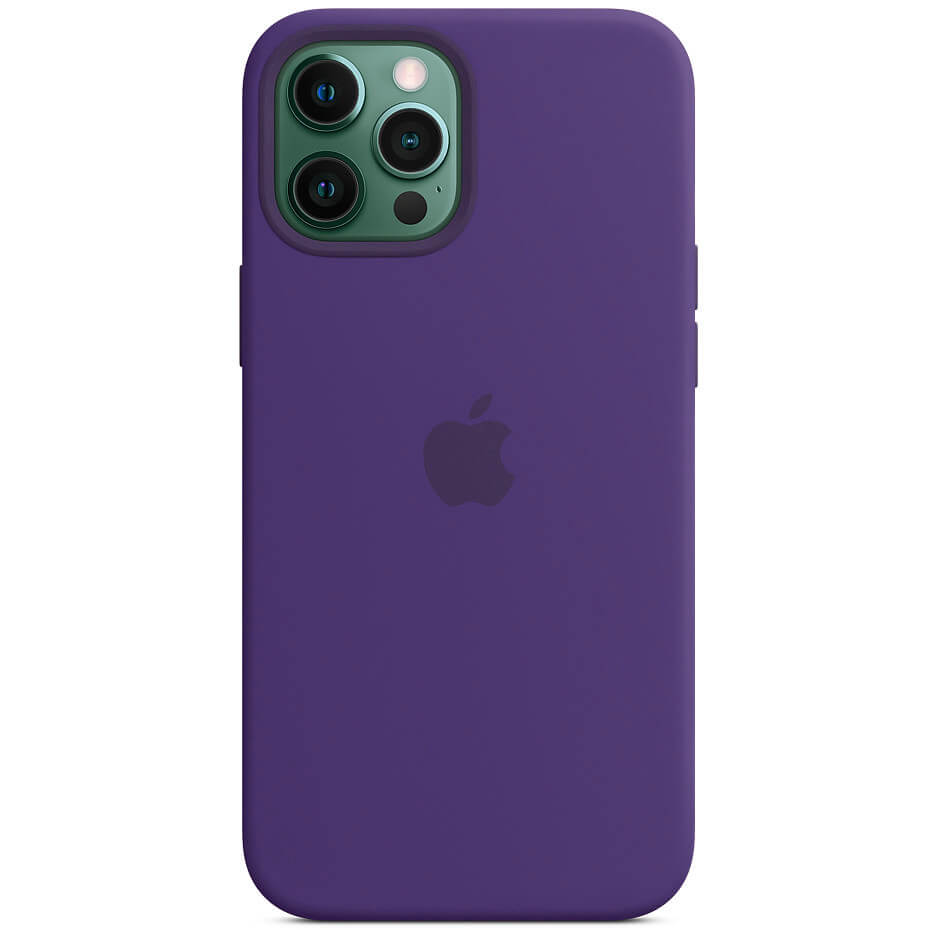 

Чехол Silicone case (AAA) full with Magsafe для Apple iPhone 12 Pro / 12 (6.1") Фиолетовый / Amethyst Без бренда