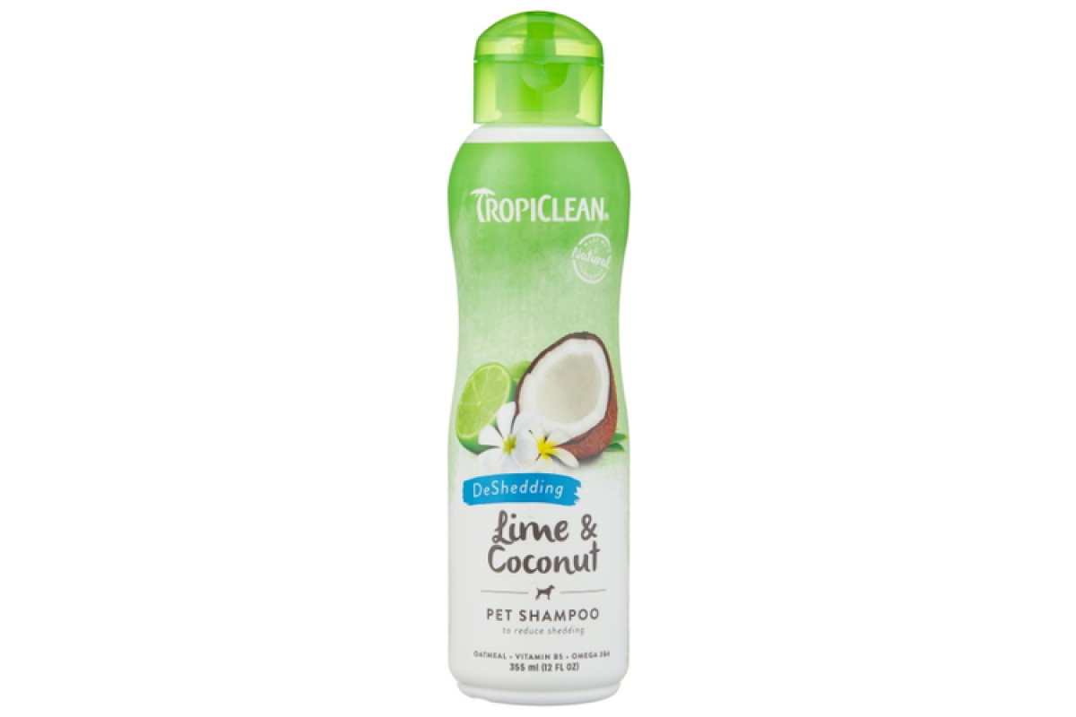 

Шампунь TropiClean Deshedding Lime Coconut Лайм и кокос для собак и кошек 355 мл