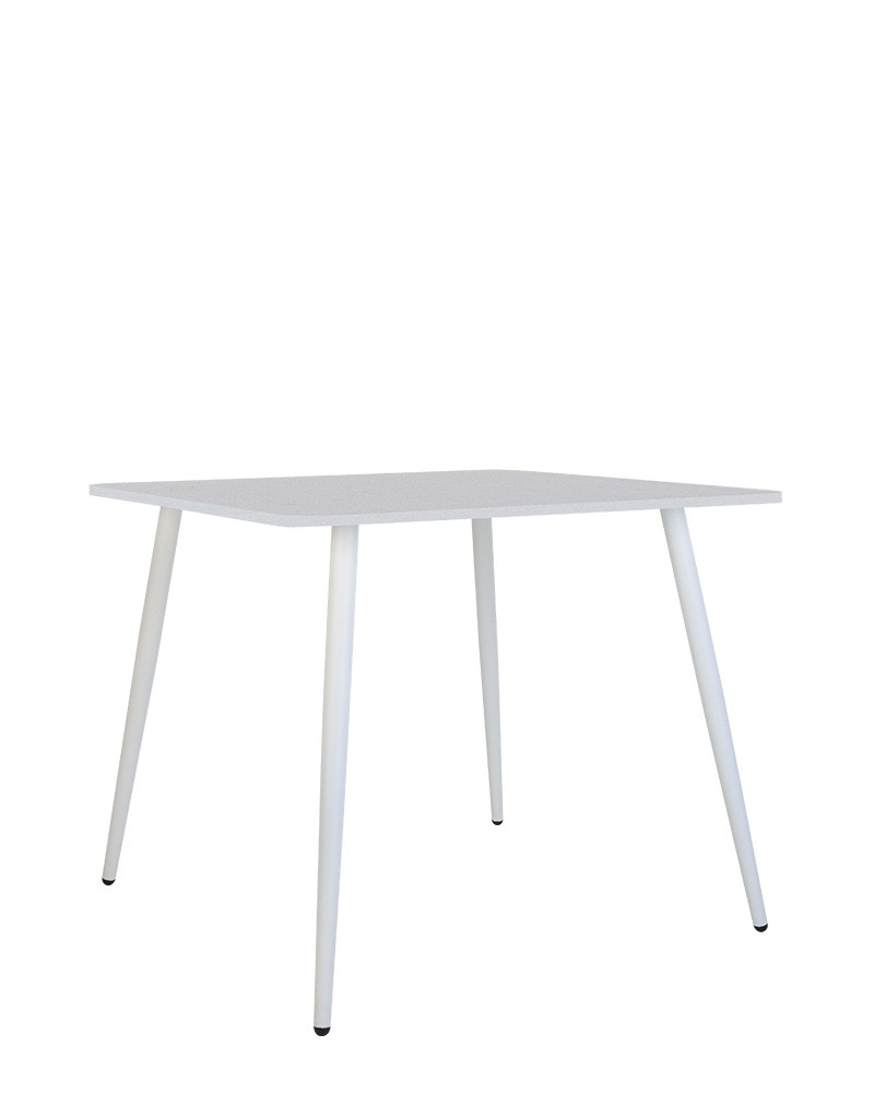

Стол обеденный металл/ДСП MODERN LITE H18 120 рама в цвете белый Новый стиль серый