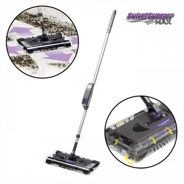 

Электровеник для быстрой уборки дома Swivel Sweeper G9 max Golden