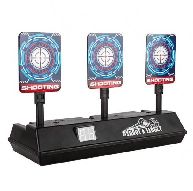 

Электронная мишень SHOOT A TARGET игрушка тир для пристрелки с электроприводом со светом и звуком