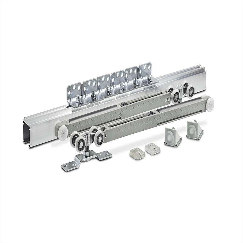 

Раздвижная система для шкафов Новатор 125/D2 (2 доводчика с ЦАМ каретками) 6792