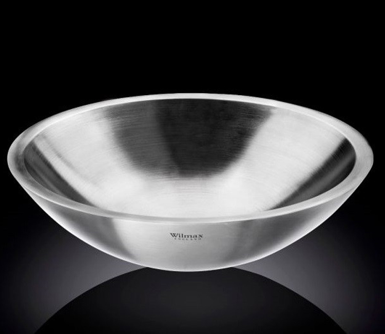 

Миска Wilmax St.Steel 3 л нержавеющая WL-553001 / A