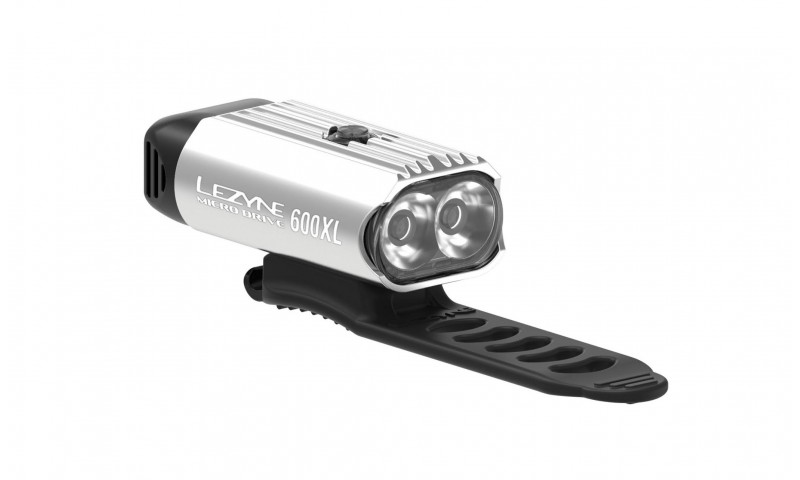 

Фара передняя Lezyne MICRO DRIVE 600XL, серебристая