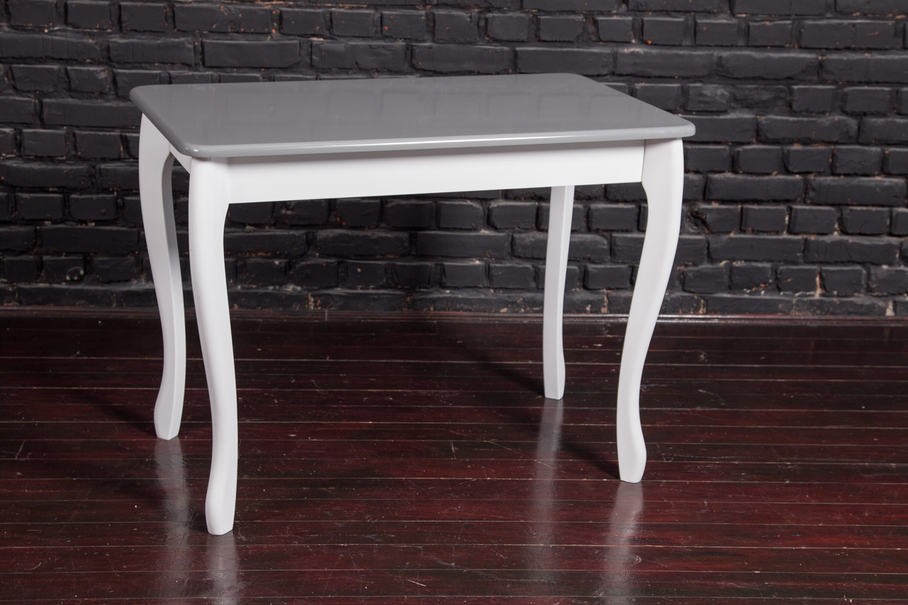 

Стіл обідній Микс мебель Смарт білий/сірий