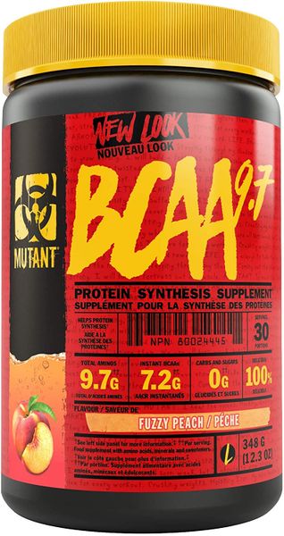 

Аминокислота BCAA 9.7 Mutant персик 1.044 кг (MUT003)