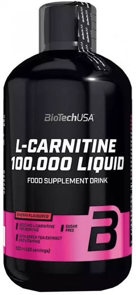 

L-карнитин L-Carnitine Liquid 100 000 BioTech USA вишня 500 мл (BTU069)
