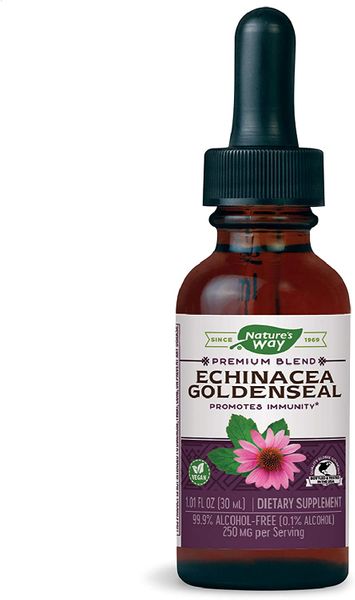 

Эхинацея Echinacea Goldenseal Nature's Way 250 мг 30 мл (NW091)