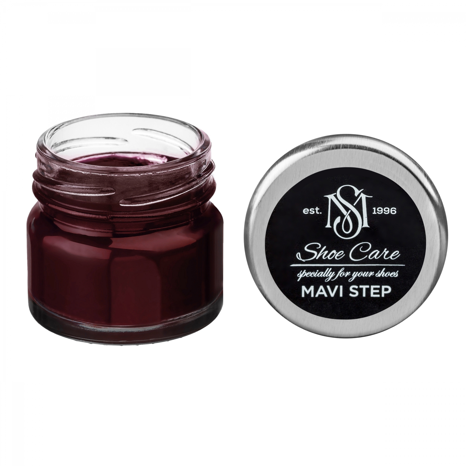 

Крем для обуви бордовый 111 Mavi Step Creme De Beaute, 25 мл
