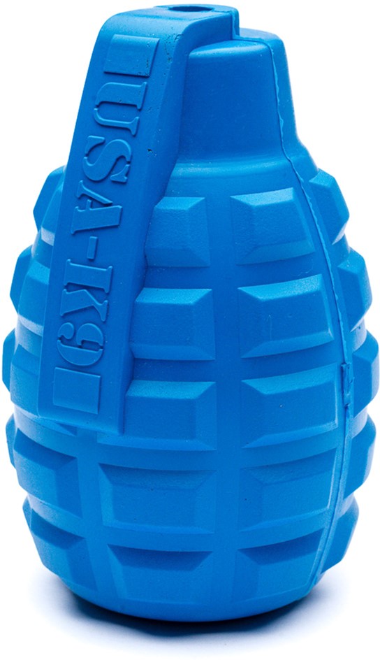 

Игрушка для собак SodaPup Grenade - Medium - Blue