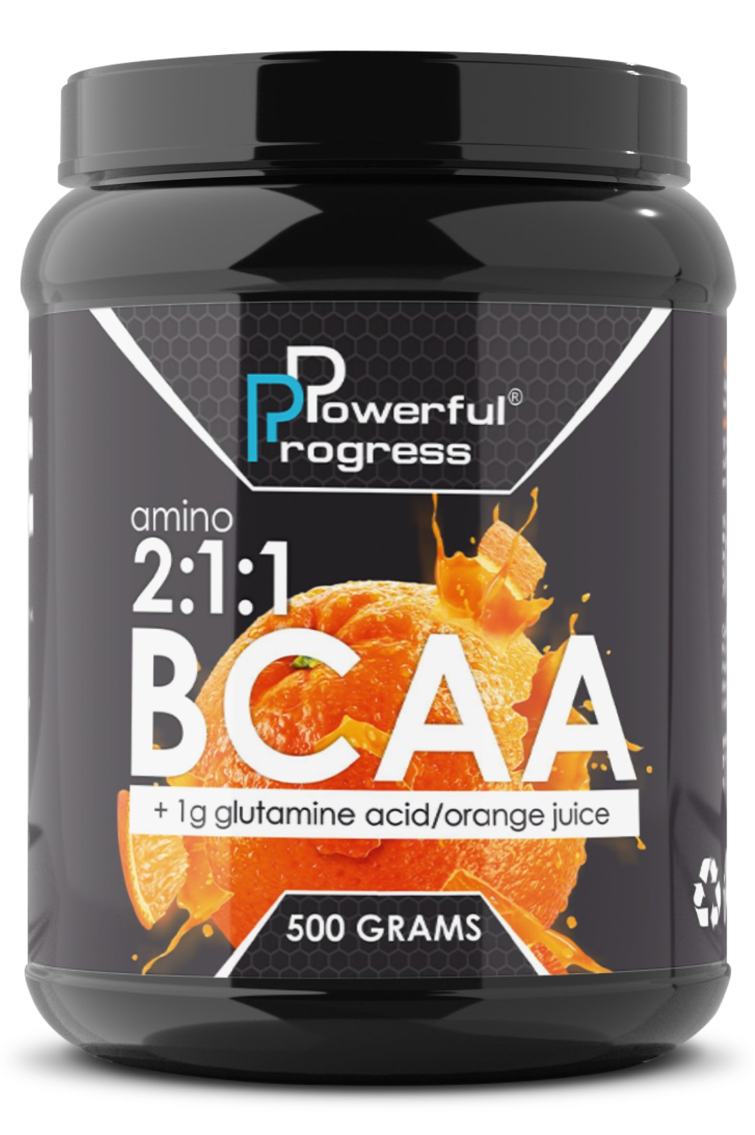 

Аминокислота Powerful Progress Amino BCAA 2:1:1 500 г Апельсин (604f12)