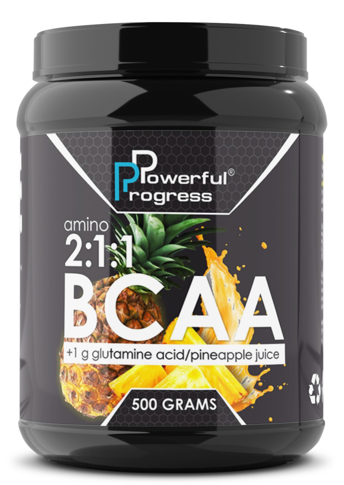 

Аминокислота Powerful Progress Amino BCAA 2:1:1 500 г Ананас (604f1)