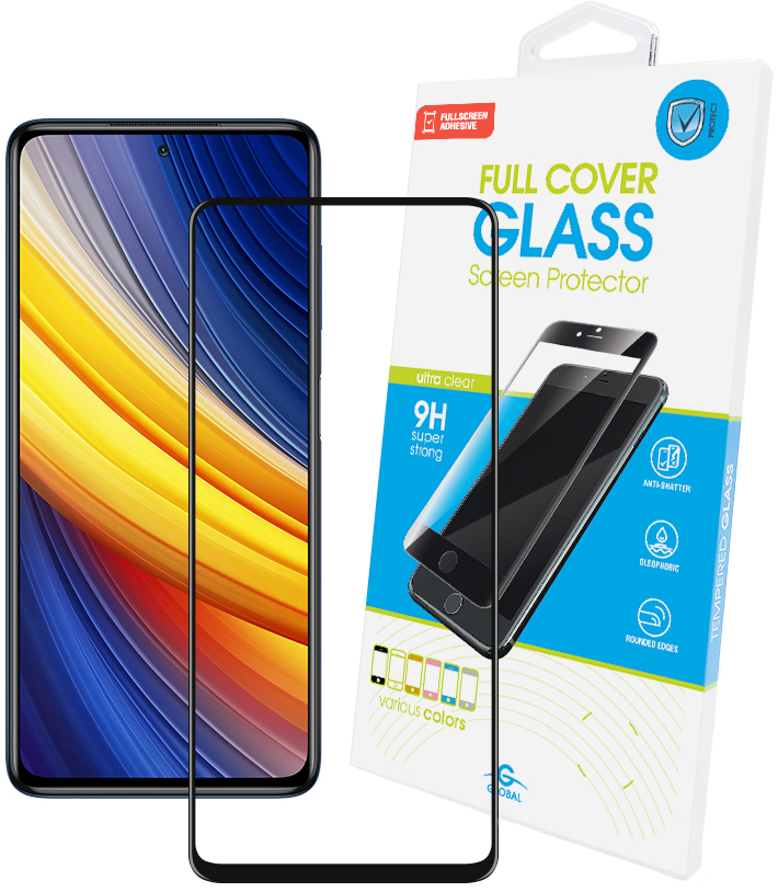 

Защитное стекло Global Full Glue для Xiaomi Poco X3 Pro Black