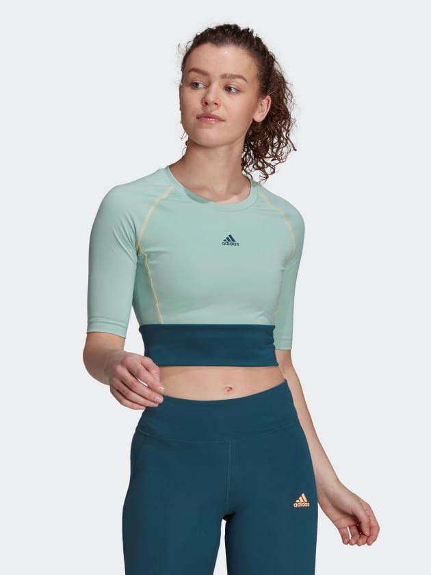 

Спортивный топ Adidas W Sprt4Ia Crop GL3958 XS Hazgrn/Wiltea