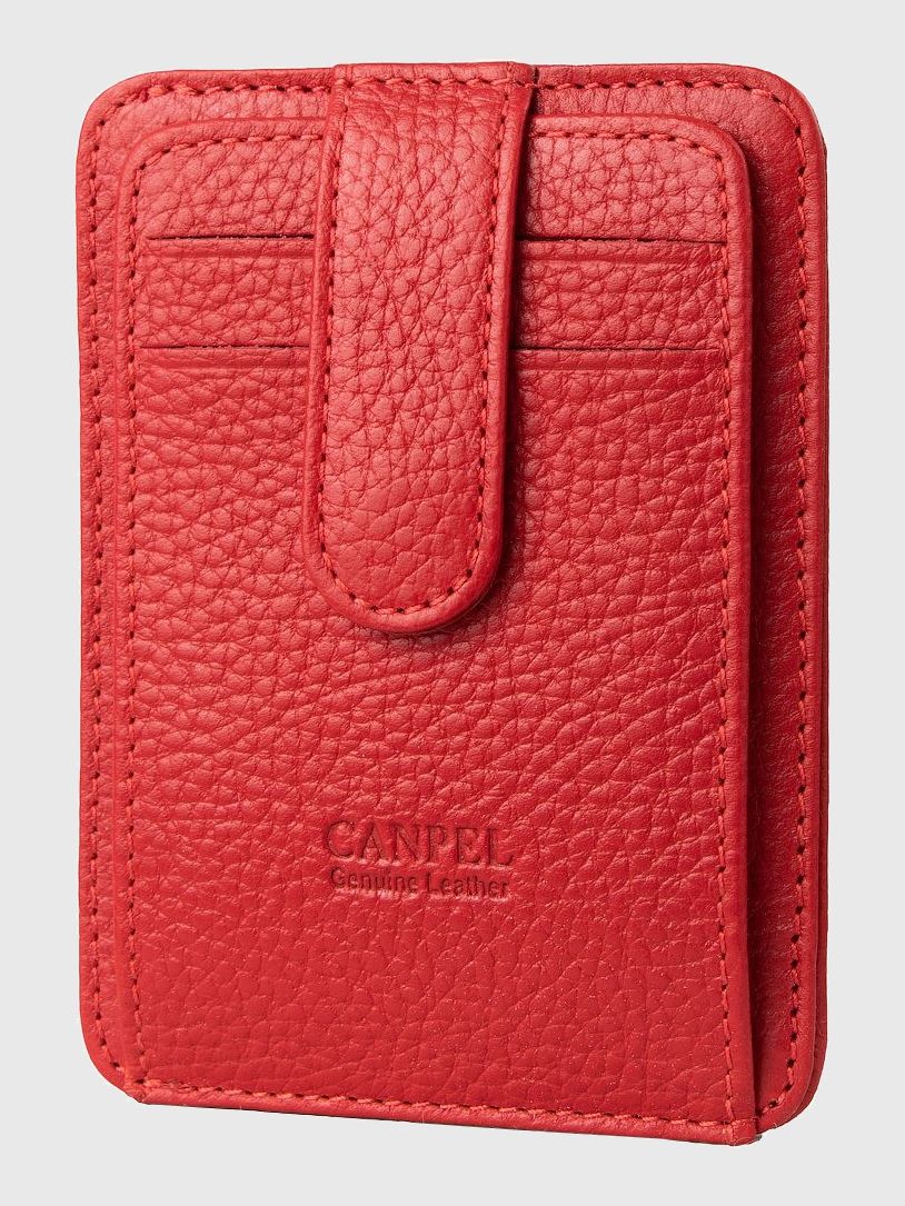 

Женская кожаная кредитница CANPELLINI SHI091-172 красная