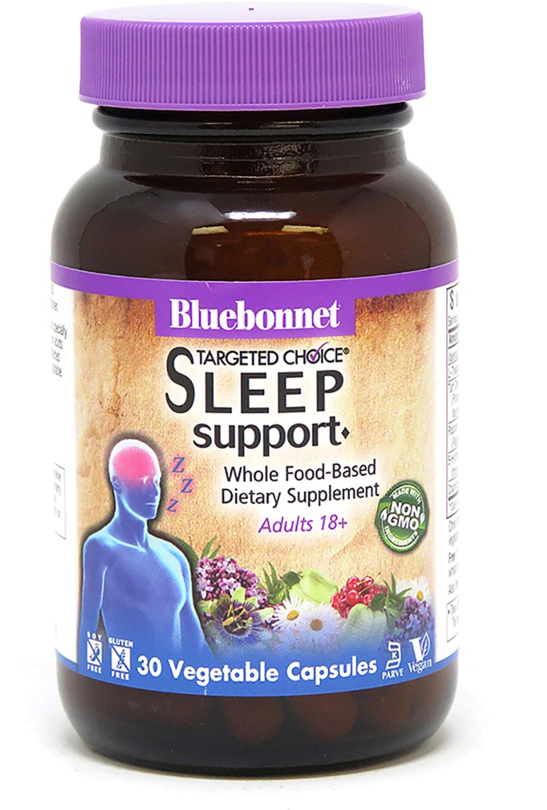 Bluebonnet nutrition. БАДЫ для хорошего сна. БАД для нормализации сна. Витамины для спокойного сна. 30 Растительных капсул.