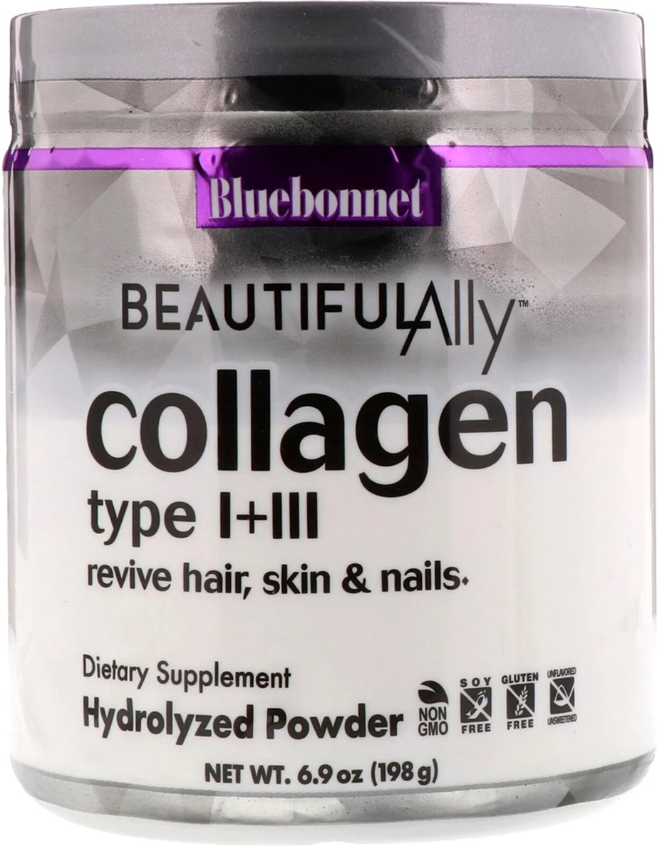 

Коллаген 1 и 3 типа Beautiful Ally Bluebonnet Nutrition Collagen Type I + III порошок 198 г (743715015081)