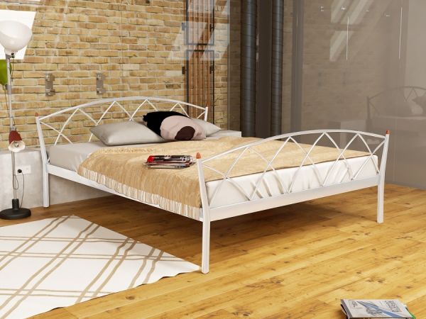

Кровать Jasmine Elegance-2 Метакам Белый 160х190