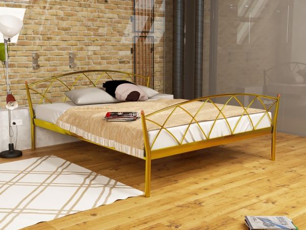 

Кровать Jasmine Elegance-2 Метакам Золото 120х190