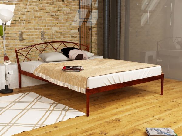 

Кровать Jasmine Elegance-1 Метакам Шагрень медь 160х190
