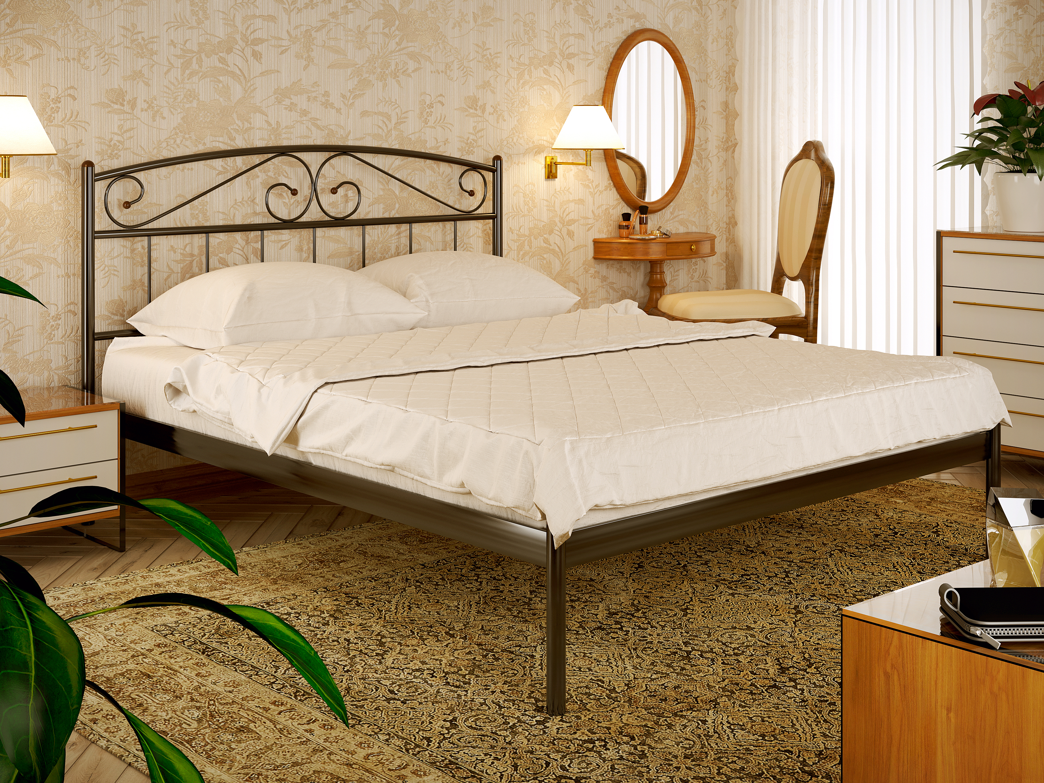 

Кровать Verona XL-1 Метакам Коричневый 120х200