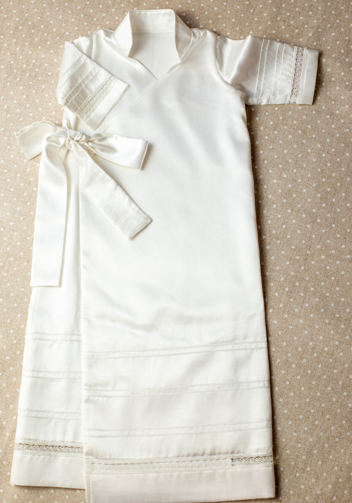 

Крестильная рубашка Pusha PSH15 silk ivory 56-62 см.
