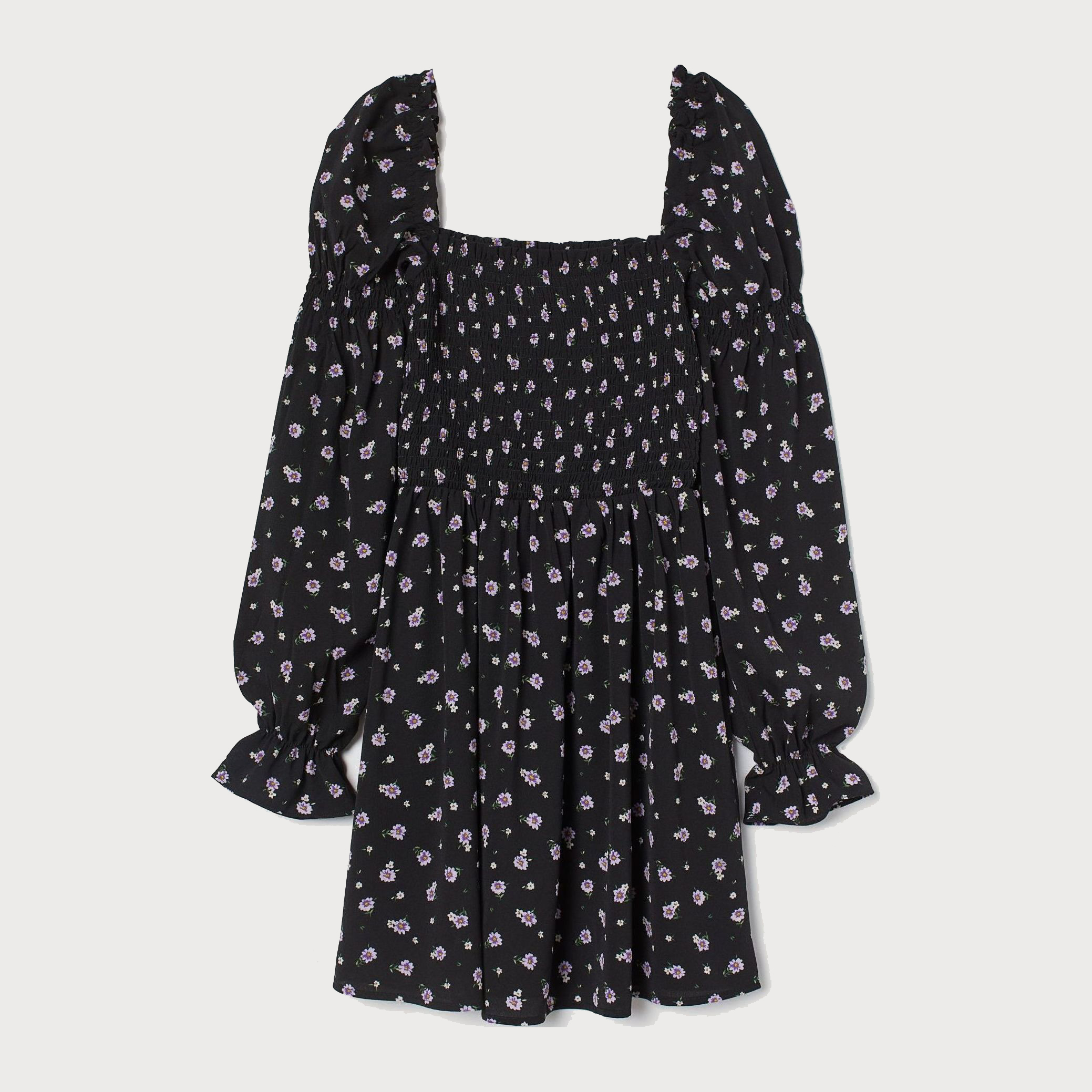 

Платье H&M 8388342sm 36 Черное с сиреневым
