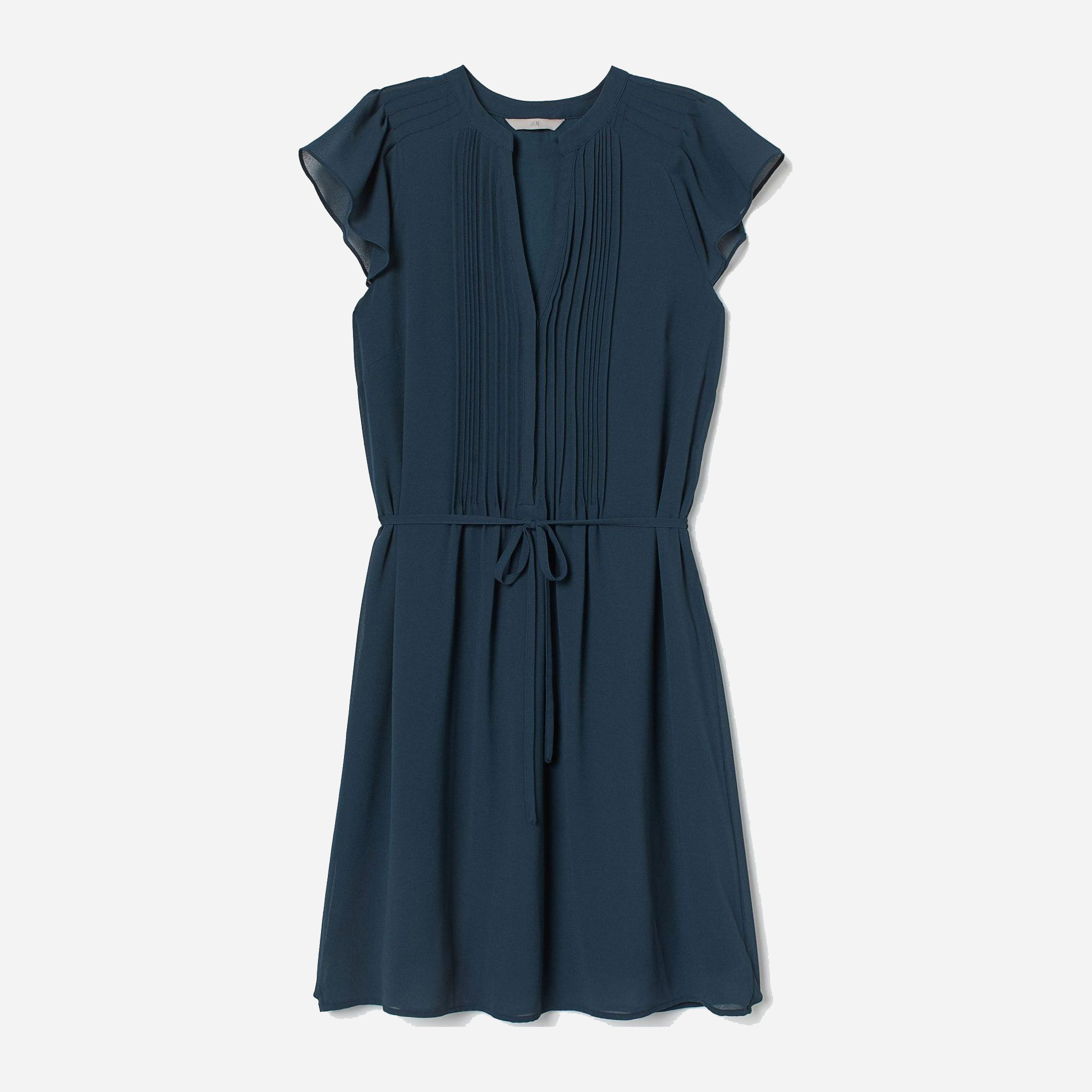 

Платье H&M 8721771sm 38 Синее с зеленым