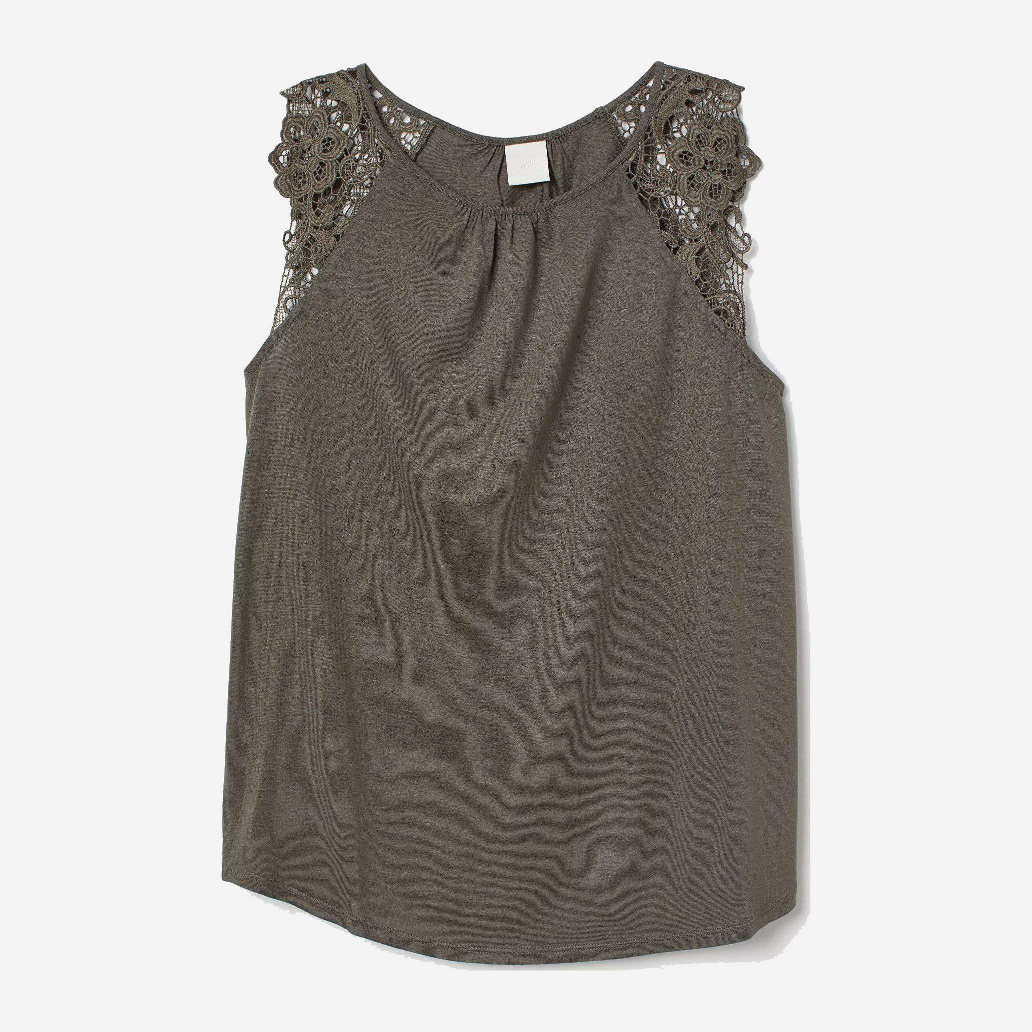 

Топ H&M 7084999sm  Хаки, Топ H&M 7084999sm S Хаки