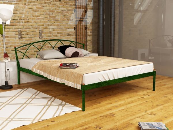 

Кровать Jasmine Elegance-1 Метакам Шагрень зеленая 160х200