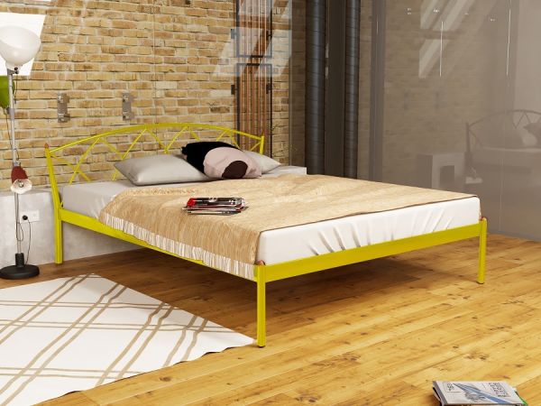 

Кровать Jasmine Elegance-1 Метакам Желтый 160х190