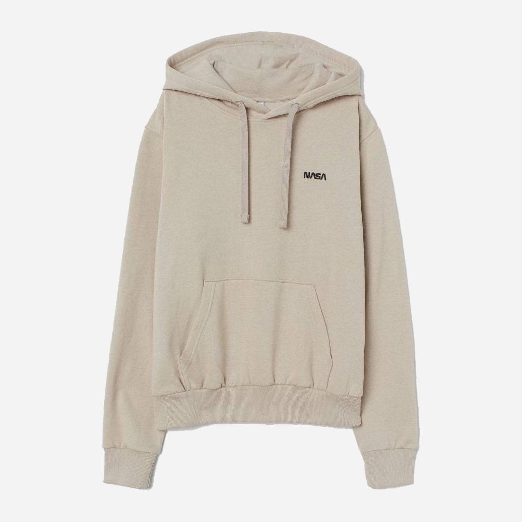

Худи H&M 7156242sm XL Серое с бежевым