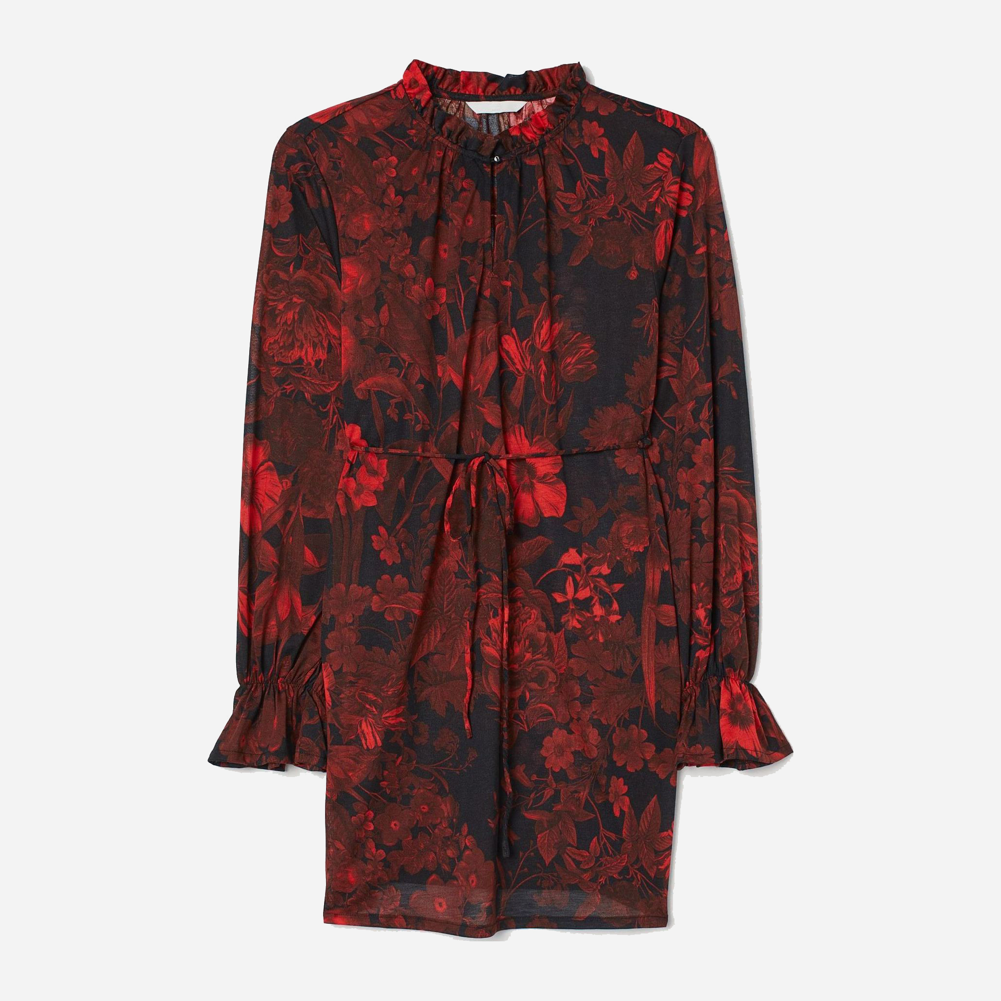 

Платье H&M 8175460sm  Черное с красным, Платье H&M 8175460sm L Черное с красным