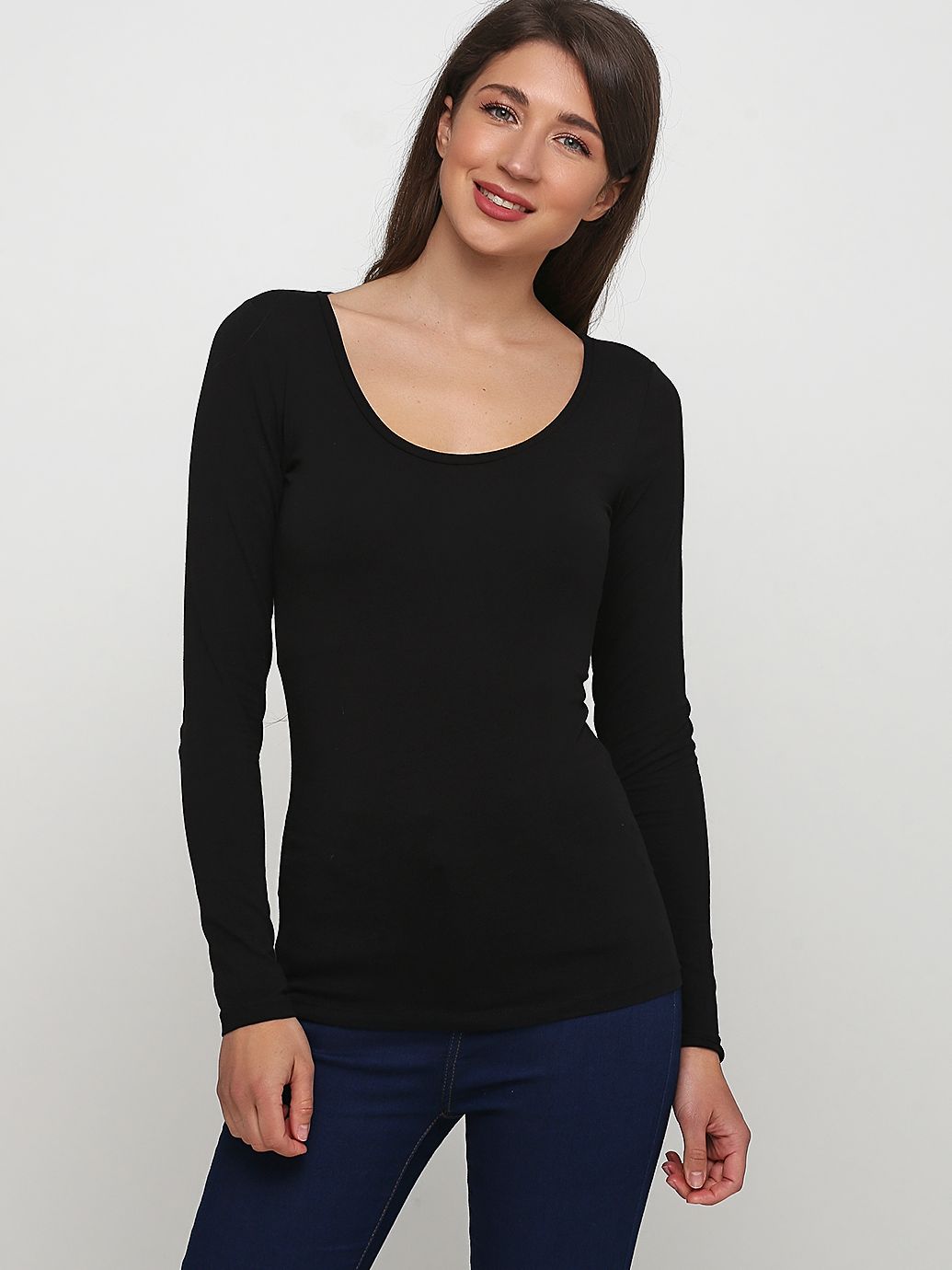 

Лонгслив H&M 8249951RP5 M Черный