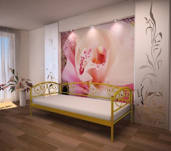 

Кровать Darina Lux Метакам Золото 120х190